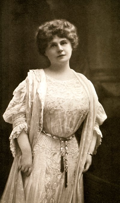 Marie Corelli, British novelist, 1909 by Gabell