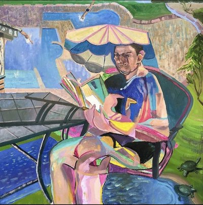 Two Divers, Two Turtles, and a Man Who Talks To Himself by Gabriel Palma