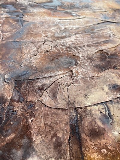 Abstract Cracked Patina by Gabriela Aleksandra Szuba