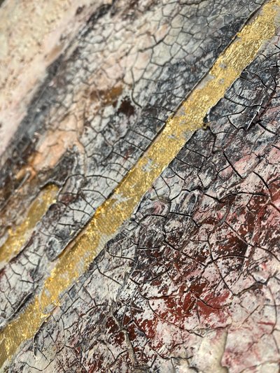 Golden Cracked Texture by Gabriela Aleksandra Szuba