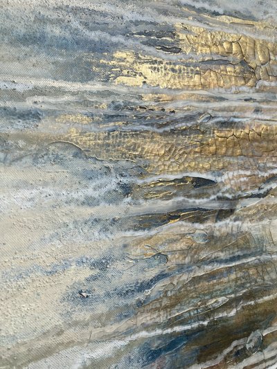 Shimmering Gold Layers by Gabriela Aleksandra Szuba