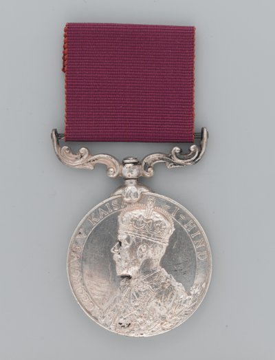 Long Service and Good Conduct Medal, Naik Karam Khan by Gaetano Matteo Monti