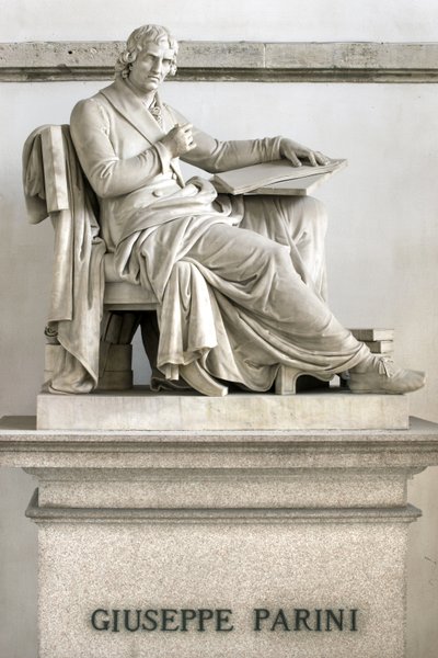 Statue of Giuseppe Parini by Gaetano Matteo Monti
