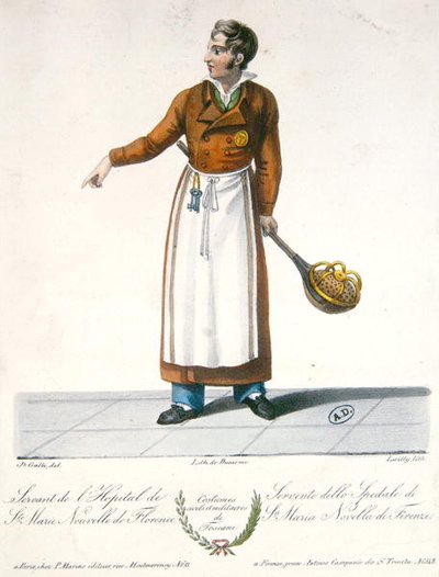 A Servant of the Santa Maria Novella Hospital in Florence by Galli (after)