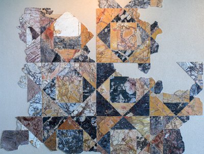 Marble Pavement in Opus Sectile from a Roman Public Monument by Gallo-Roman