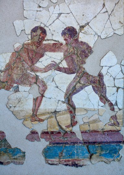 Roman Wall-Painting by Gallo-Roman Gallo-Roman