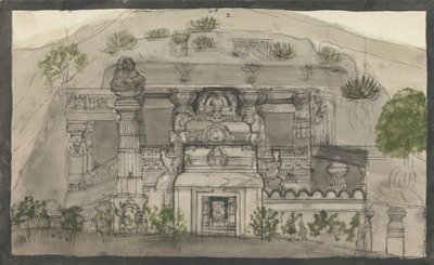 Outside View of Indus Sabha by Gangaram Chintaman Tambat