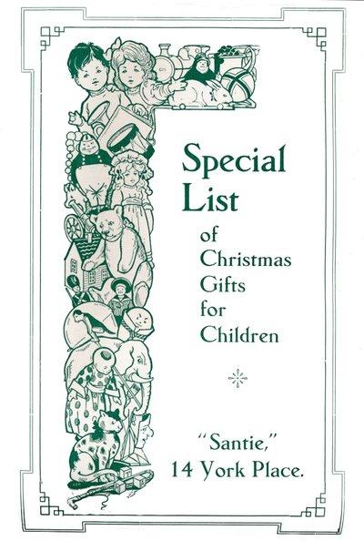 Special List of Christmas Gifts for Children, 1917 by Garratt and Atkinson