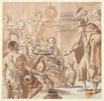 Joseph Distributing Wheat by Gaspar De Crayer