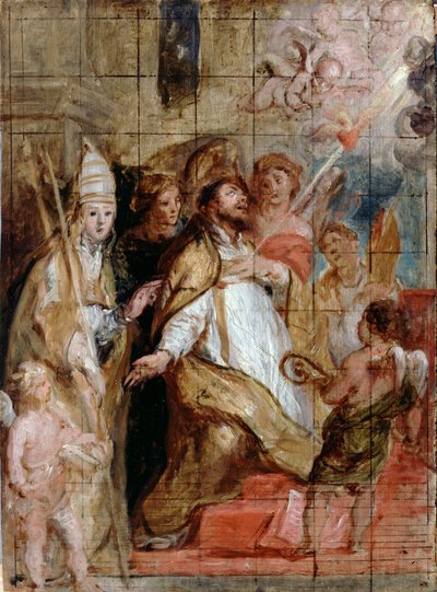 St Augustine in Ecstasy by Gaspar De Crayer