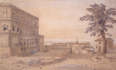 The Palazzo Farnese at Caprarola by Gaspar van Wittel