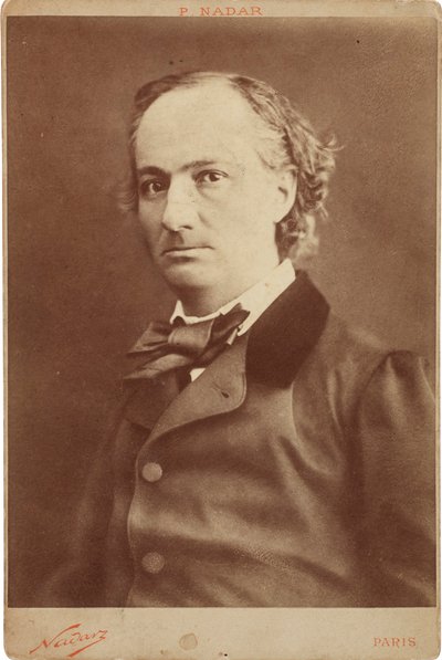 Portrait of Charles Baudelaire by Gaspard Félix Nadar