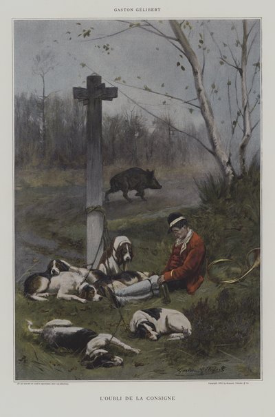 The Forgetting of the Instructions by Gaston Gelibert