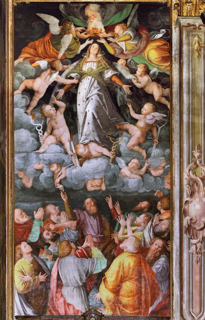 Assumption of the Virgin by Gaudenzio Ferrari