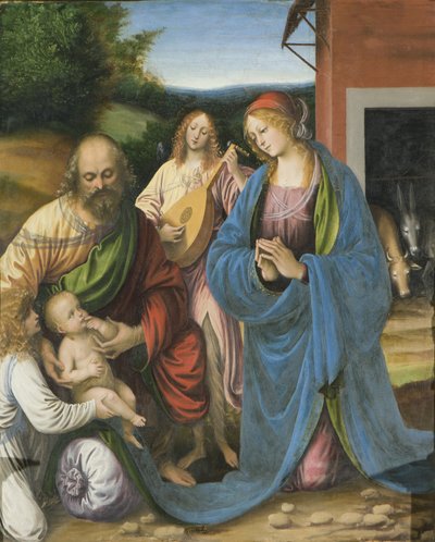 Detail of the Nativity and Last Supper (detail) by Gaudenzio Ferrari