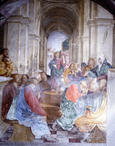 Discussion of Jesus with the doctors at the Temple (detail) by Gaudenzio Ferrari