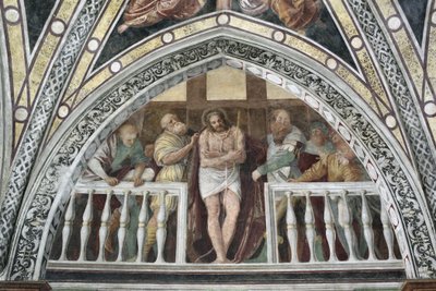 Ecce Homo. Fresco by Gaudenzio Ferrari (1542) by Gaudenzio Ferrari