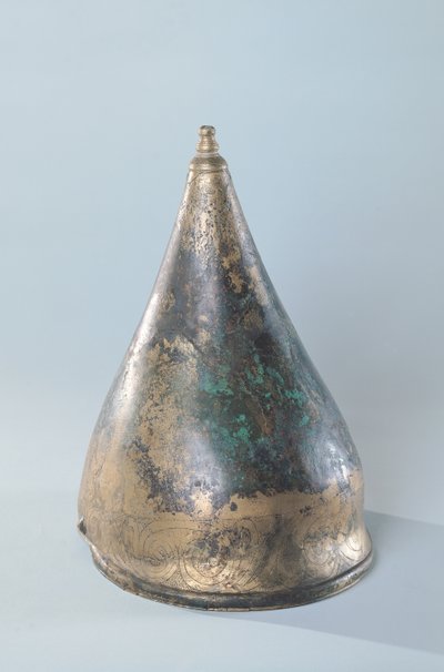 Helmet with incised decoration, from a tomb in Berru, Marne by Gaulish
