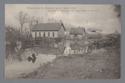 Flood in Zeeland by Gebroeders van Straaten