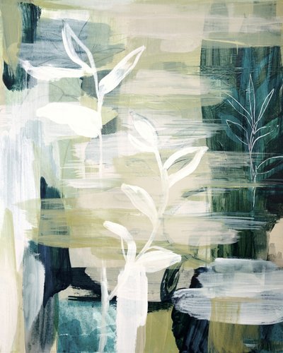 Botanical Abstract Serene by Gemma Bardot
