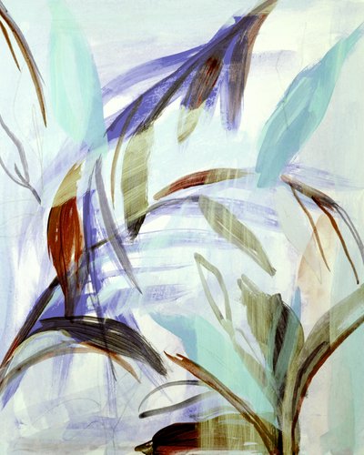 Flowing Abstract Leaves by Gemma Bardot