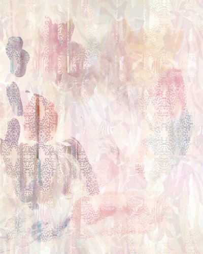 Gentle Floral Abstract by Gemma Bardot