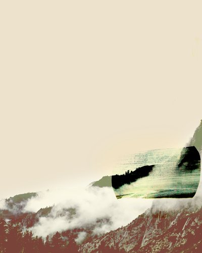 Misty Mountain Abstraction by Gemma Bardot