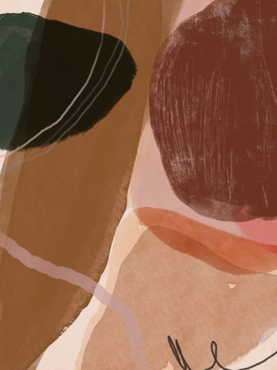 Muted Organic Shapes by Gemma Bardot