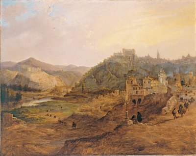 General View of Toledo from the Cross of the Canons by Genaro Pérez Villaamil