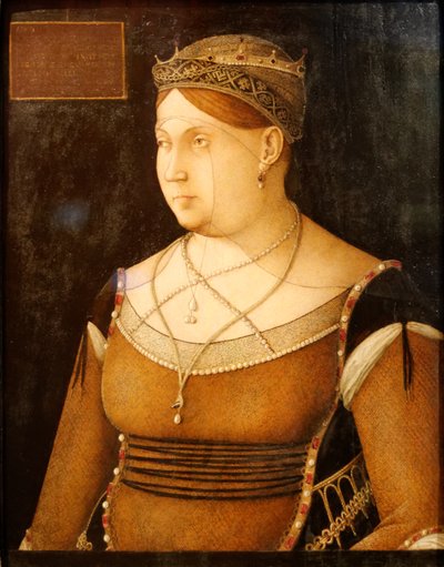 Queen of Cyprus, Catarina Cornaro by Gentile Bellini