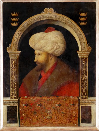 Sultan Mehmet II Fatih, The Conqueror, Sultan of the Conquest of Constantinople by Gentile Bellini
