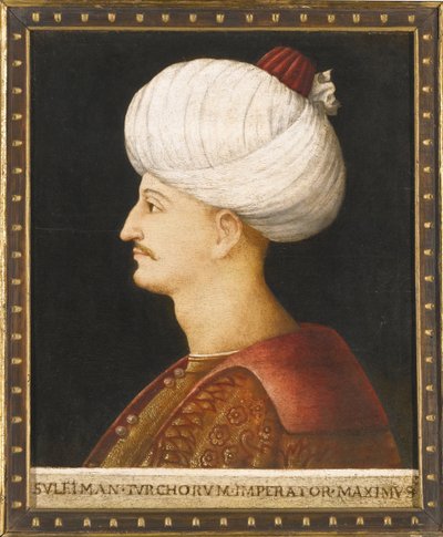 Sultan Suleiman I the Magnificent by Gentile Bellini