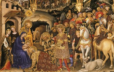 Adoration of the Magi (detail) by Gentile da Fabriano