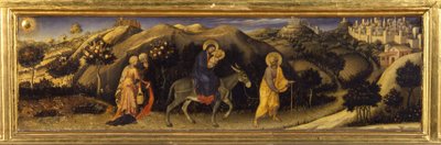 Flight to Egypt (Predella of the Adoration of the Magi, Pala Strozzi) by Gentile da Fabriano