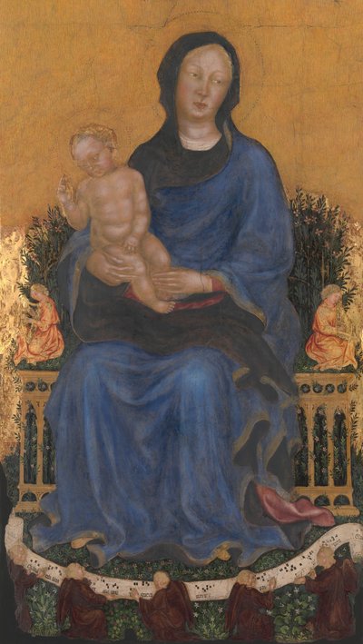 Madonna and Child with Angels by Gentile da Fabriano