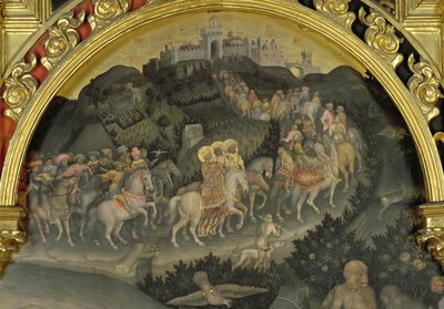 The Adoration of the Magi (detail) by Gentile da Fabriano