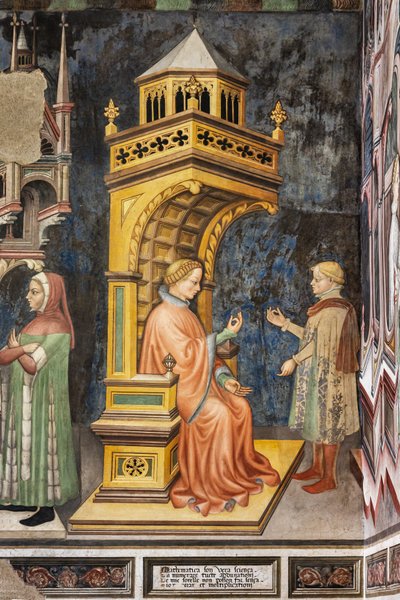 The Hall of Liberal Arts and Planets by Gentile da Fabriano