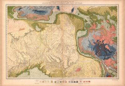 Geological and Geographical Atlas of Colorado and Portions of Adjacent Territory by Geological And Geographical Survey Of The Territories