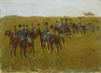 Artillery on Maneuver by Georg-Hendrik Breitner