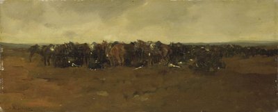 Cavalry at Repose by Georg-Hendrik Breitner