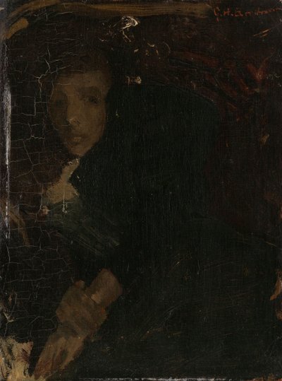 Portrait of Marie Jordan by Georg-Hendrik Breitner