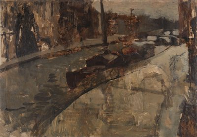 Prinsengracht near Lauriergracht by Georg-Hendrik Breitner