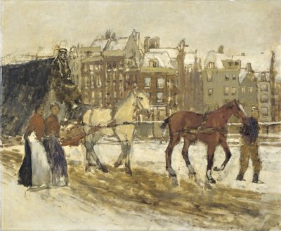 The Rokin by Georg-Hendrik Breitner