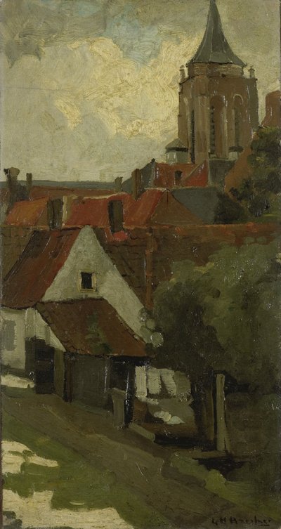 The Tower of Gorkum by Georg-Hendrik Breitner
