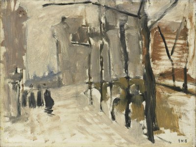 View in the Hague by Georg-Hendrik Breitner