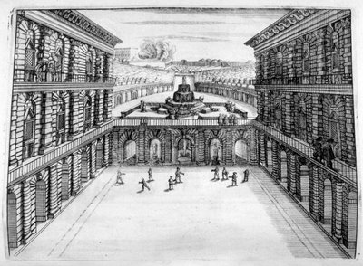Chateau and Garden Design, 1664 by Georg Andreas Bockler