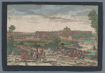 View of the City and the Palace of Versailles by Georg Balthasar Probst (possibly)