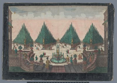 View of a Cypress Garden in Constantinople by Georg Balthasar Probst (possibly)