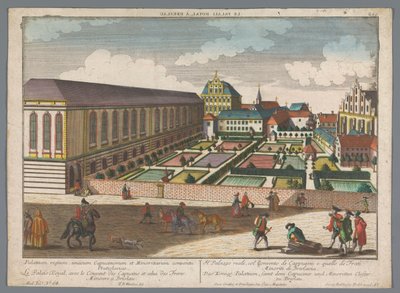 View of the Royal Palace and the Monastery of the Capuchin Friars in Wroclaw by Georg Balthasar Probst