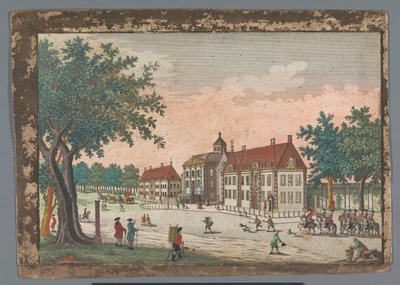 View of the Palace Huis ten Bosch in The Hague (The Hague) (series title) by Georg Balthasar Probst